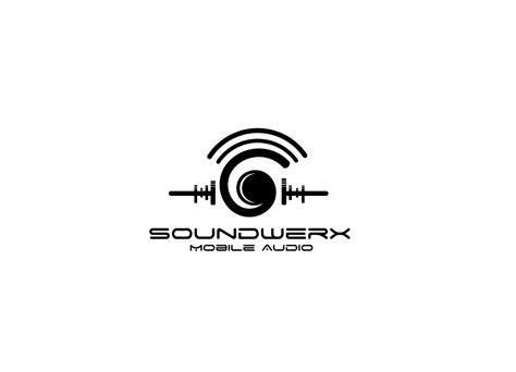 Modern Professional Audio Logo Design For Soundwerx Mobile Audio By