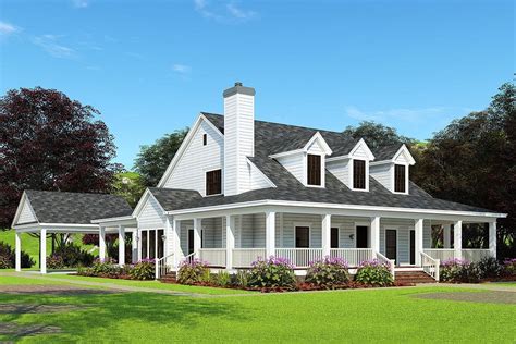 Plan 5921nd Country Home Plan With Wonderful Wrap Around Porch Porch