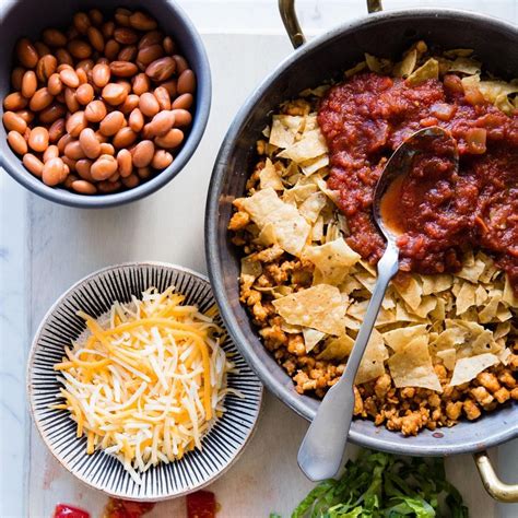 There are no artificial flavors, preservatives or colors. 8-Layer Taco Salad Recipe - EatingWell