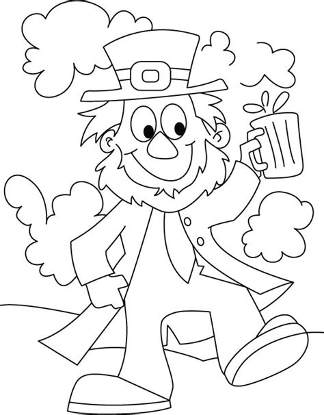 Martin coloring sheet, and the traditional irish blessing poem help your children venerate st. A thorough gentleman St. Patrick coloring page | Download ...