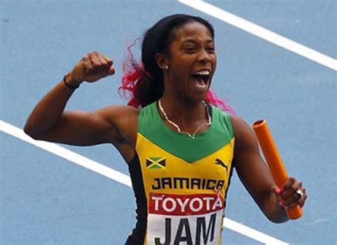 Shelly Ann Fraser Pryce Led Jamaica Into The Finals Of The Womens