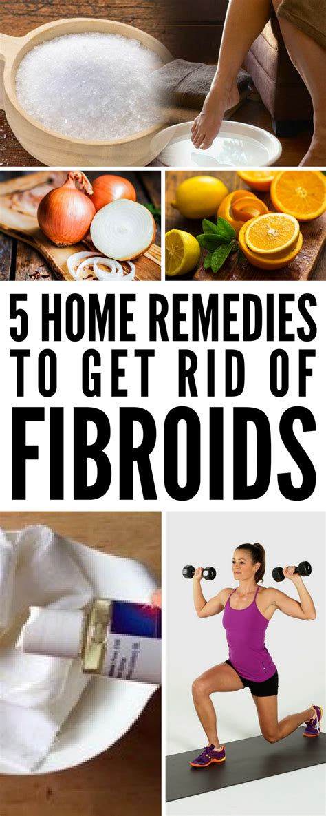 Five Home Remedies To Get Rid Of Fibroids Homeremedies Fibroids