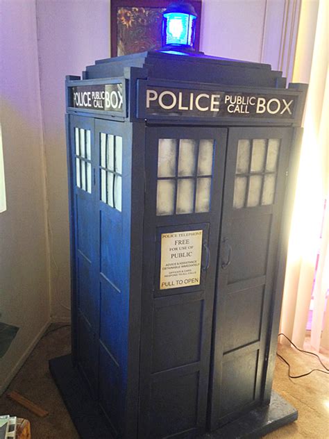 This Tardis Bookshelf Diy Is Actually Bigger On The Inside Our Nerd Home