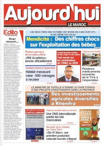 Aujourdhui Le Maroc