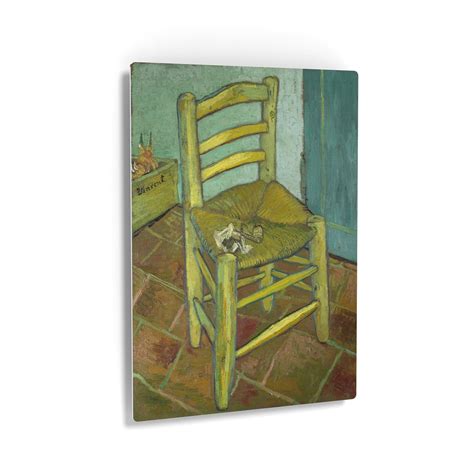 Vincent Van Goghs Chair Metal Print Classic Wall Art Wall Etsy