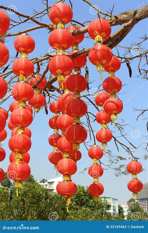 Festive Chinese Red Lantern Stock Photo Image Of Asia Infinity 32169462