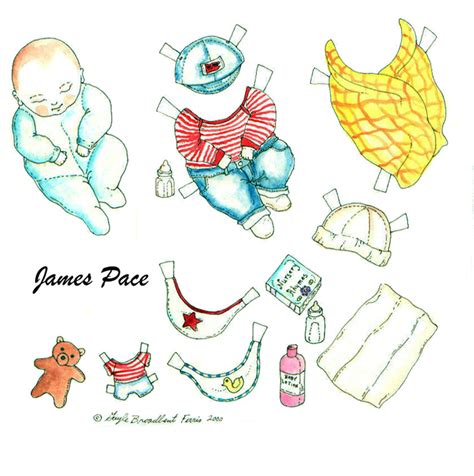 8 Best Images Of Baby Paper Dolls Printable Free Printable Baby Paper