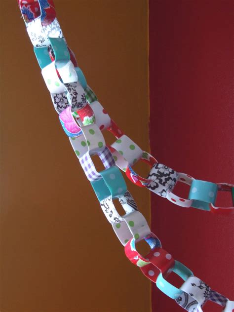 Holiday Tutorial Oilcloth Chain Reverendartistmother