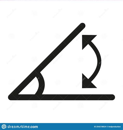 Angle Icon Different Angle Vector Illustration Stock Vector