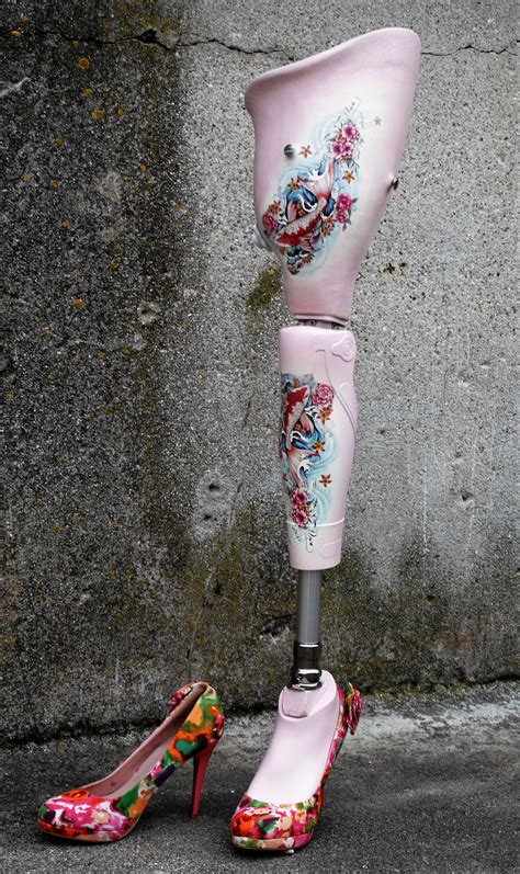 Happy Colours For Above Knee Amputee Amputee Lady Prosthetic Leg