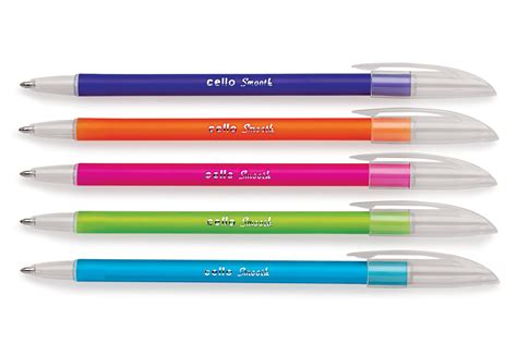 Cello Smooth Stick Pen Fashion Colors 60 Pens 156704 A 7