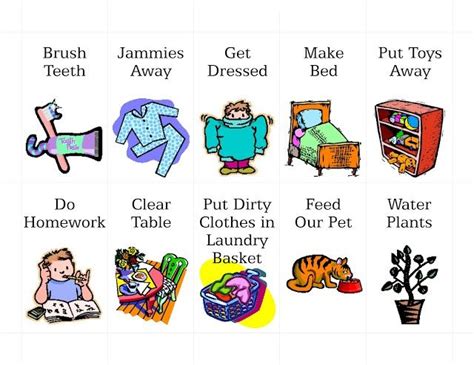 Fun Chore Chart Clipart Farm Animal For Teachers