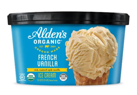 Alden S Organic French Vanilla Ice Cream Fl Oz Kroger