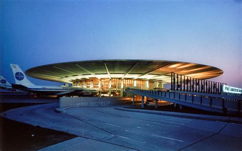 Worldport Pan Am Terminal At Jfk Airport 1960s Rretrofuturism