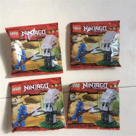 4 Packets Lego 30082 Ninjago Jay Zx Ninja Training Polybag Hobbies