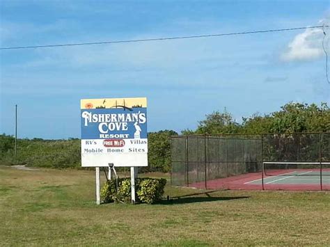 Fishermans Cove Resort Palmetto Florida Sign