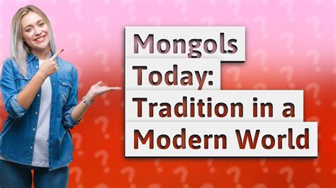 Who Are Mongols Today YouTube