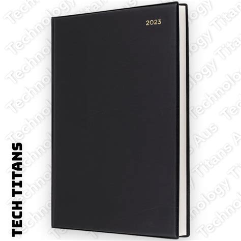 2023 Collins Belmont Diary A4 Day To A Page Black Diary Planner Dtp 147