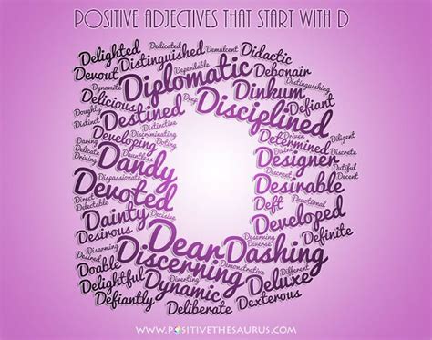 Maybe you would like to learn more about one of these? Positive adjectives that start with D (With images ...