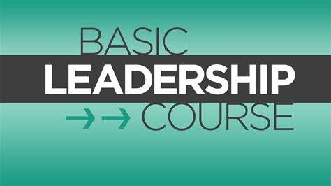 Basic Leadership Course Grace Point Church