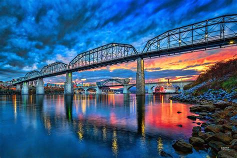 Chattanooga Sunset 3 By Steven Llorca Road Trip Usa Road Trip