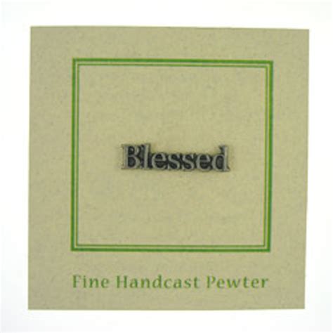 Blessed Lapel Pin Cc535 Blessing Receiving A Blessing Etsy