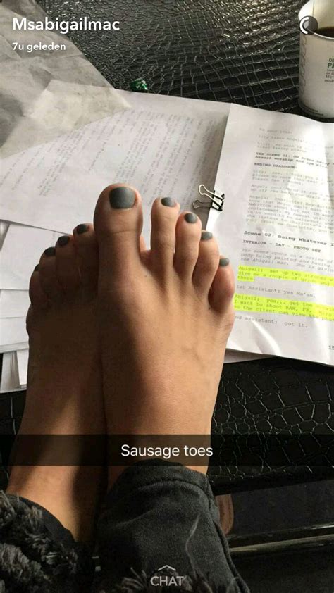 Abigail Macs Feet