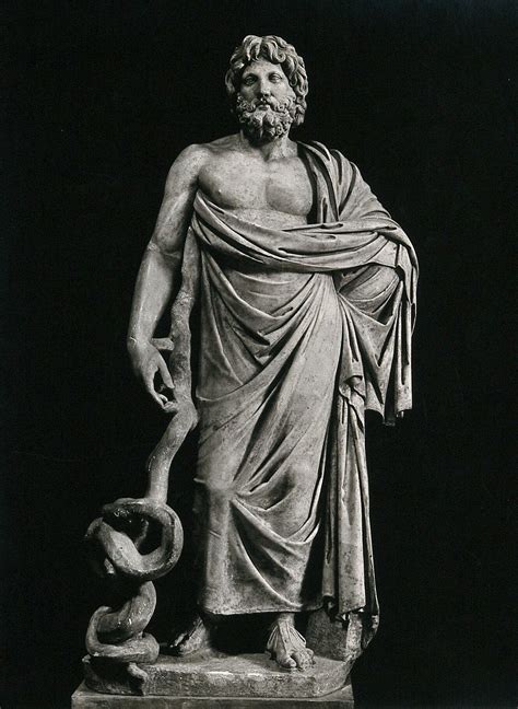 Aesculapius The Greek God Of Healing Photograph 19001920 Of A