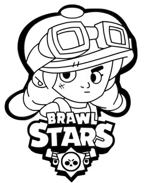 Brawl Stars Logo Coloring Pages