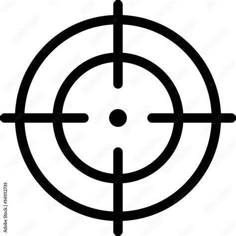Target Aim Icon Weapon Aim In Png Bullseye Symbol On Transparent