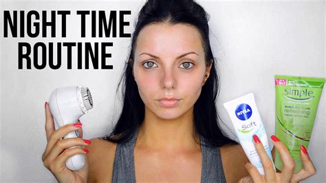 My Night Time Skincare Routine Chloe Viv Youtube