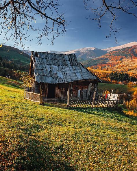 Carpathian Mountains Kvasy Village Ukraine Carpathian Mountains