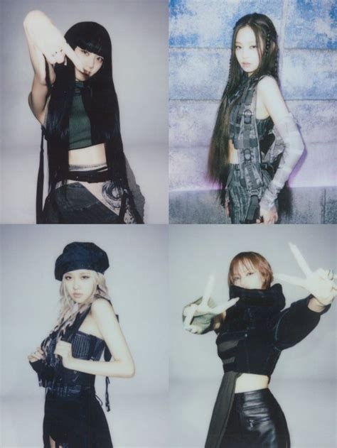 Blackpink Pink Venom Polaroid Photocards All Members Ot4 Blackpink Blink Jisoo Jennie RosÉ