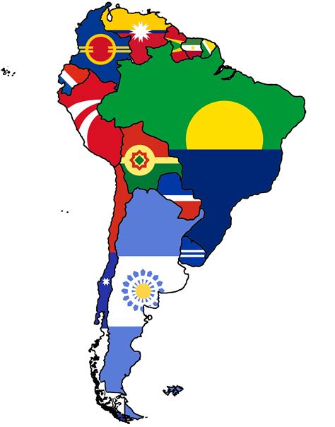 Redesigned Flags For South American Countries Rvexillology