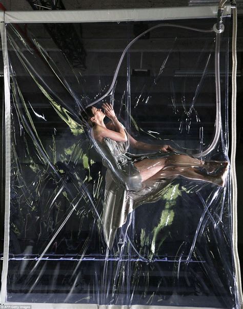 Designer Sends Models Down Catwalk Vacuum Packed In Plastic Bags Iris