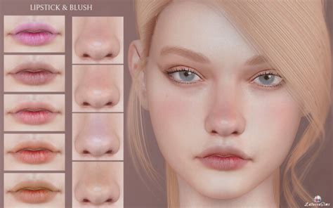 Makeup Set Lipstick And Blush At Lutessa Sims 4 Updates