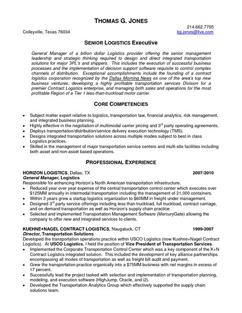 Our extensive list of samples is perfect for all job seekers, whether you need a cover letter for a specific life situation (like a career change) or you're just looking for the best cover letter format for your job title. Senior Logistics Executive in Dallas TX Resume Thomas Jones | Resume objective, Logistics ...