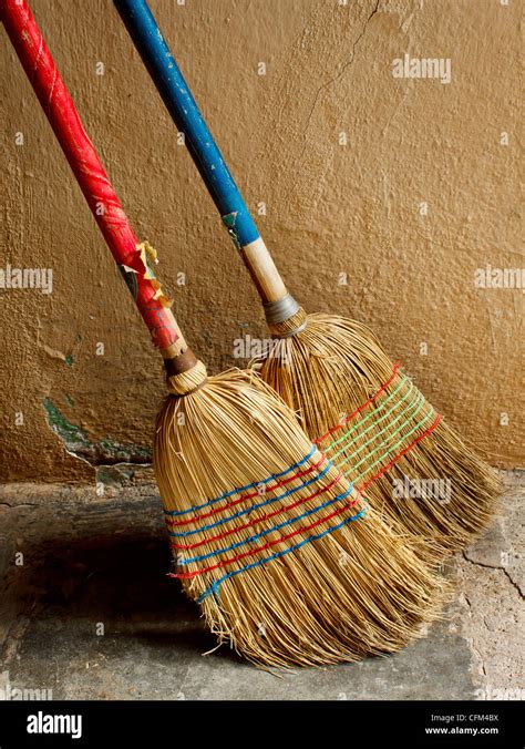Two Brooms Hi Res Stock Photography And Images Alamy