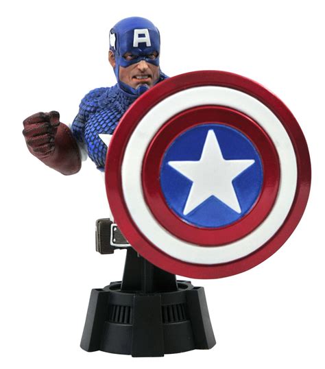 Diamond Select Toys Marvel Comics Captain America 17 Bust Movie Figures