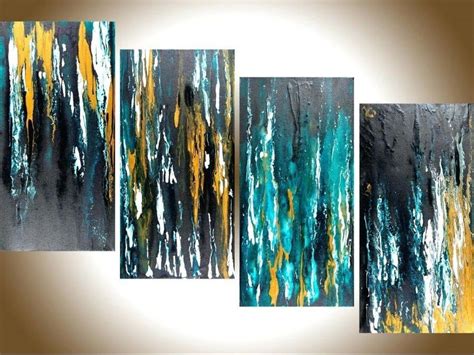 Adheres well to most surfaces, even plastic and craft foam. Top 20 Teal and Gold Wall Art | Wall Art Ideas