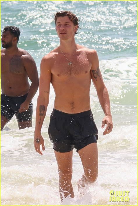 Birthday Boy Shawn Mendes Looks So Happy In New Shirtless Beach Photos