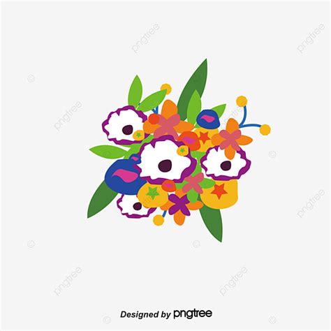 Gambar Tangan Dicat Bunga Vektor Vektor Tangan Bunga Gules Png Dan