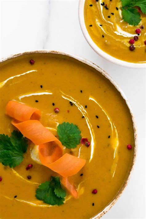 Roasted Butternut And Carrot Soup With Tummy Soothing Spices The Real