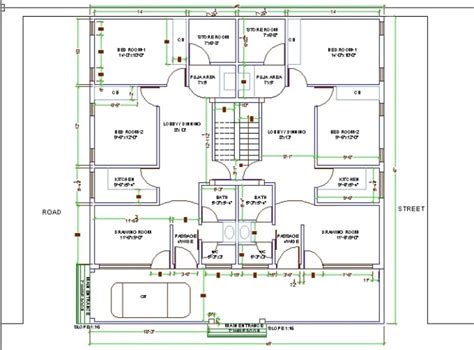 Design Autocad 2d Floor Plan By Kiranthuyaju Fiverr