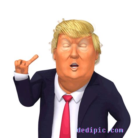 English العربية deutsch español (spain) español (la) français italiano 日本語 한국어 polski português (brasil) русский türkçe 中文(简体) 中文(繁體). No Way Says Trump 3D Animated GIF - Dedipic