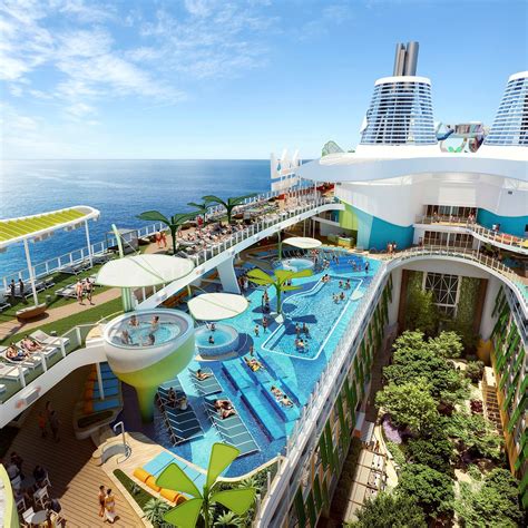 Iconic Pools Aboard The Icon Of The Seas Luxrally Travel Guide