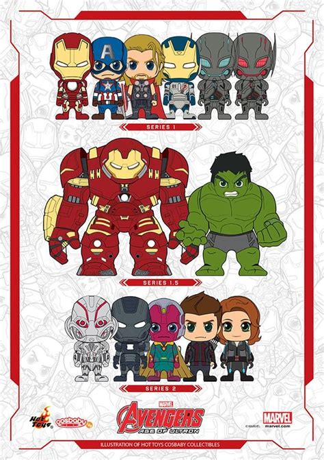 Age Of Ultron Cosbaby Figures Will Include Black Widow Vision