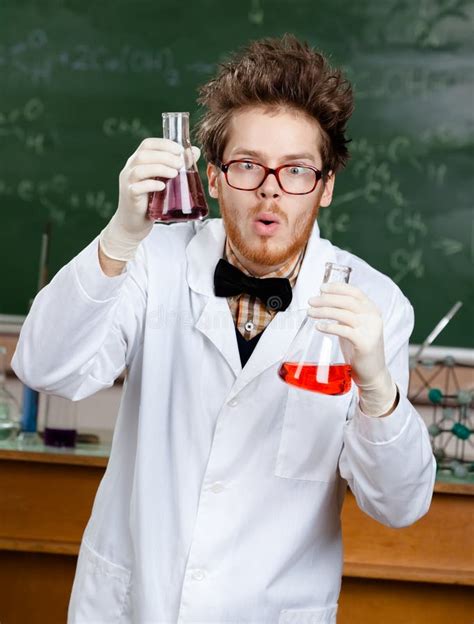 Mad Scientist Stock Photo Image Of Chalkboard Educational 27252818