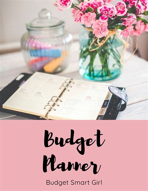 Budget Planner Budget Smart Girl