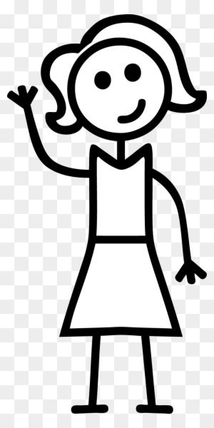 Stick Figure Girl Clipart Transparent Png Clipart Images Free Download